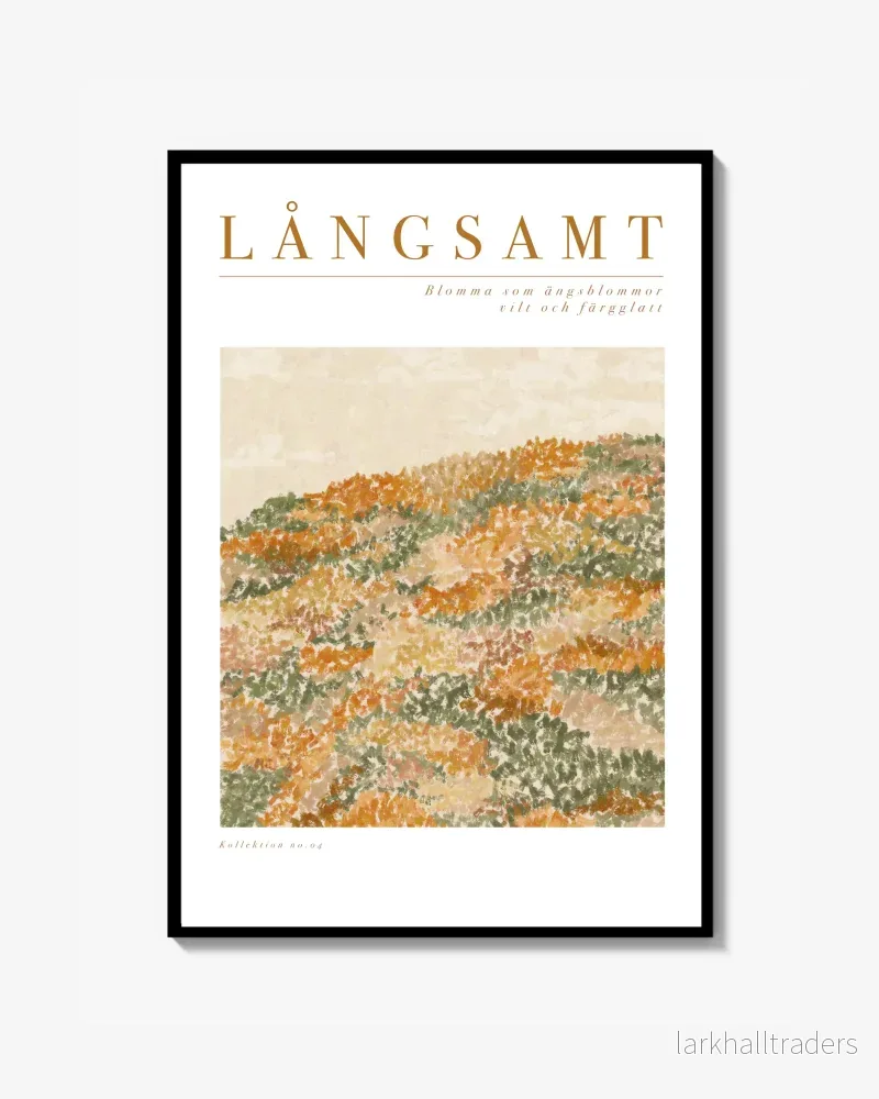 Långsamt Poster