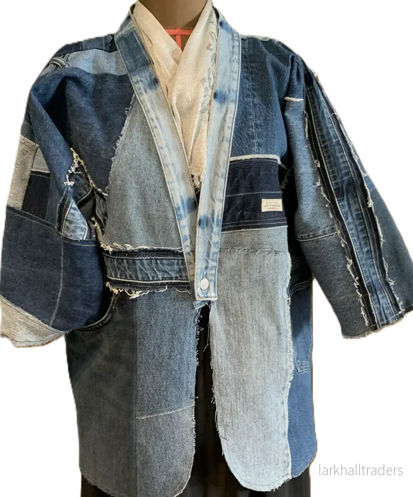 Denim Jacka återbruk 1 Blå