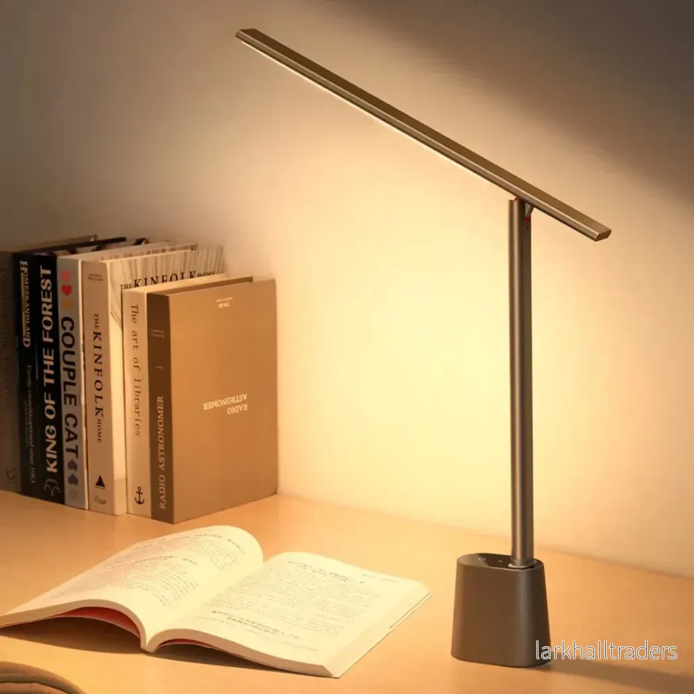 Smart Dimbart Skrivbordslampa LED – Kompakt, Vikbar & Uppladdningsbar Smart Dimbart Skrivbordslampa LED – Kompakt, Vikbar & Uppladdningsbar