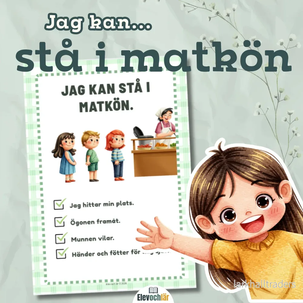 JAG KAN! stå i matkön JAG KAN! stå i matkön