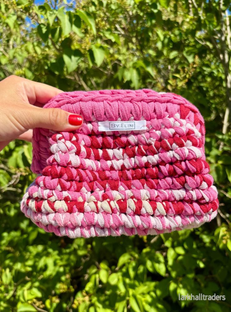 AGNES clutch - Mellan - Blandad rosa
