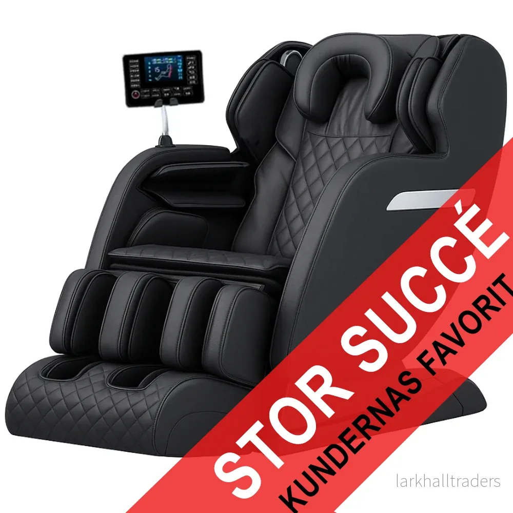 Massagestol 4D med SL-teknologi, lufttrycksmassage, värmeterapi och stor pekskärm – Modell A6 Svart Massagestol 4D med SL-teknologi, lufttrycksmassage, värmeterapi och stor pekskärm – Modell A6 Svart