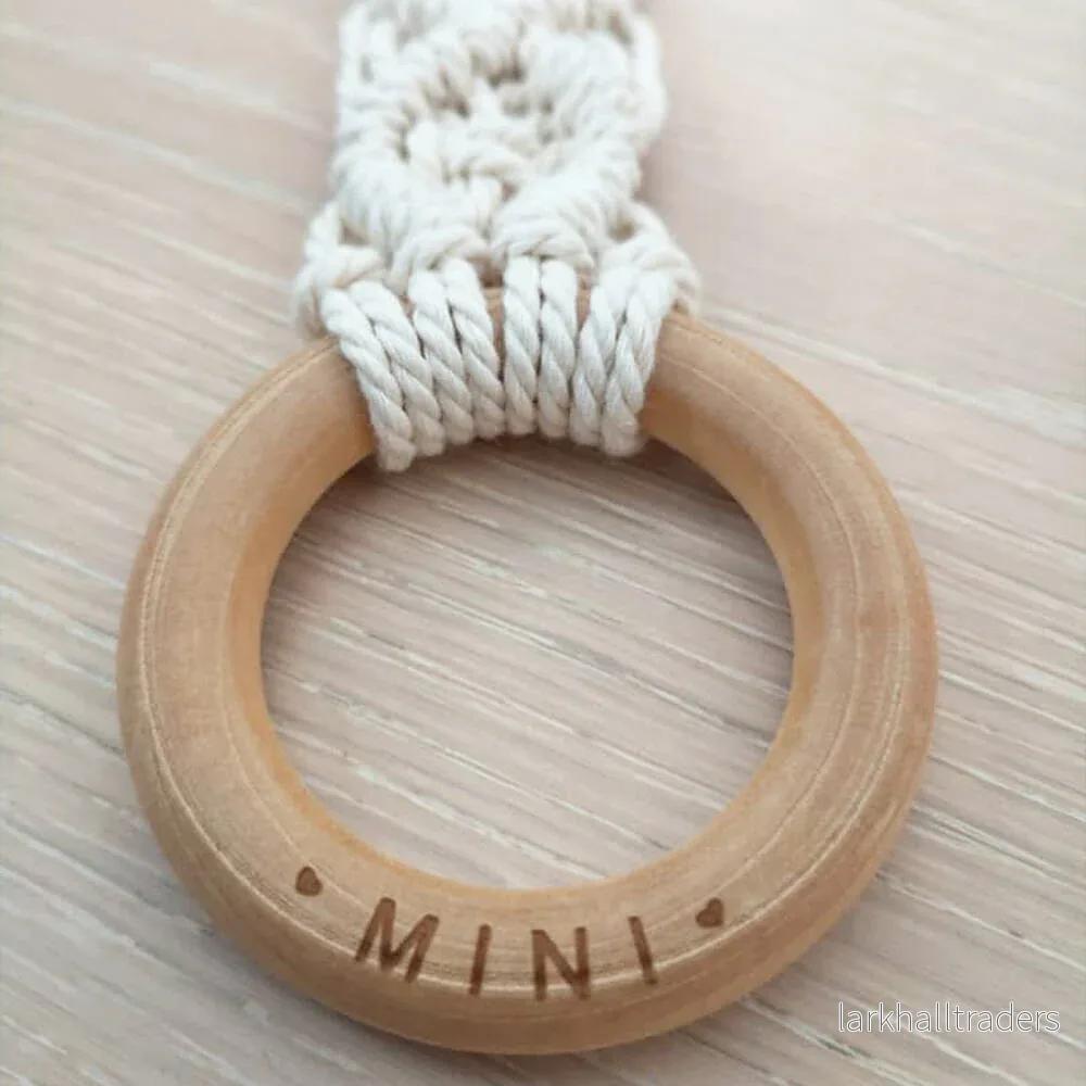 Graverad träring "MINI", 5,5cm - Bild 3