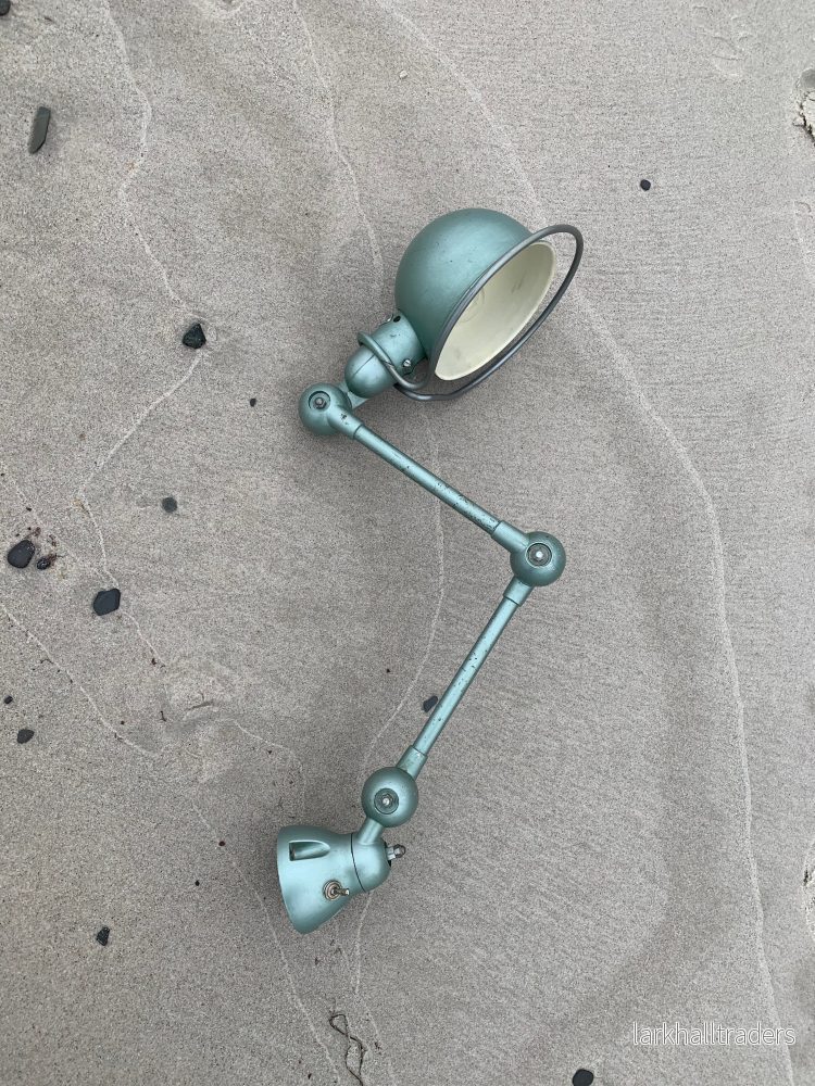Jieldé vägglampa med två armar – Grön Jieldé vägglampa med två armar – Grön