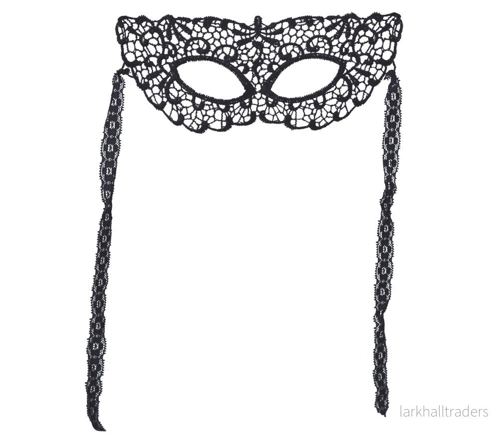 Ögonmask, Black lace 3 - Bild 3