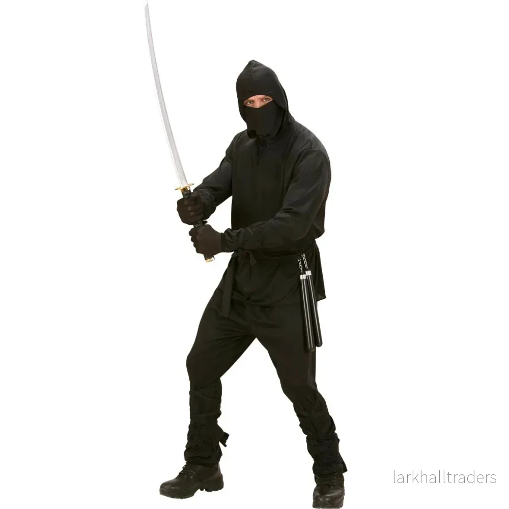 Dräkt, ninja svart - Bild 2
