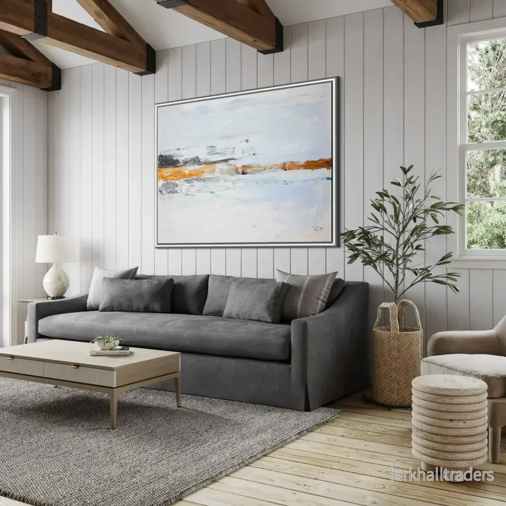 Fine Art Print Havslandskap Guld – Such a Lovely Day | Museumskvalitet Fine Art Print Havslandskap Guld – Such a Lovely Day | Museumskvalitet