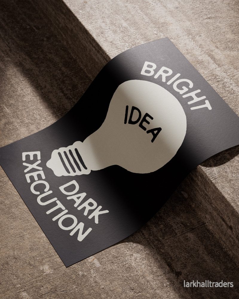 "BRIGHT IDEA DARK EXECUTION" Poster - Bild 2