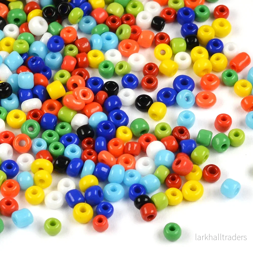 Seed Beads, 3mm, opak mix Seed Beads, 3mm, opak mix