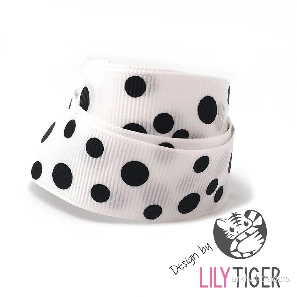 Ripsband ”Dots”, 22mm