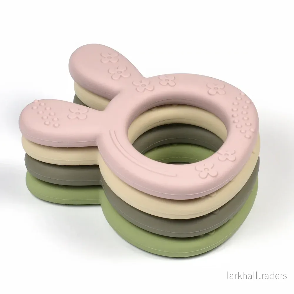 Silikon bitring, SS Collection, kaninöron - Bild 2