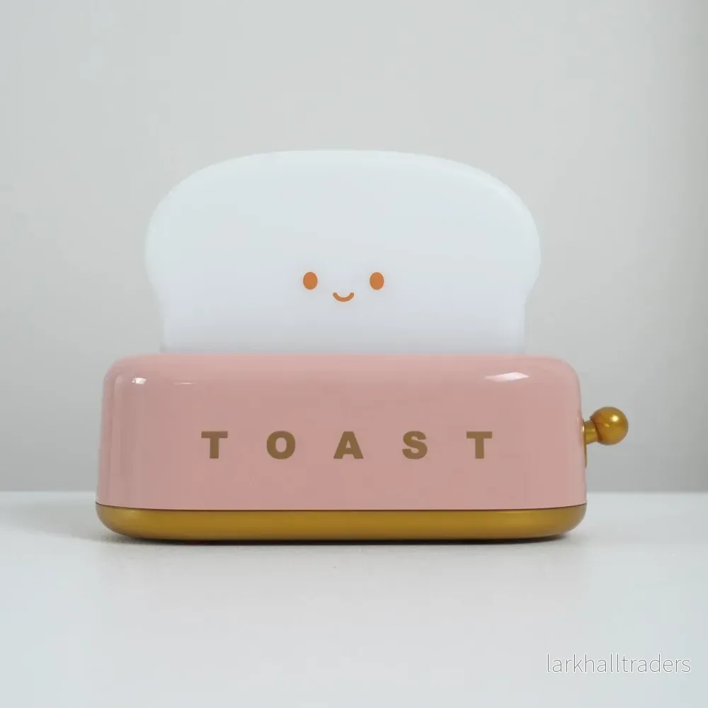 ToastLjus – Brödrostformad bordslampa med inbyggt batteri och justerbar ljusstyrka ToastLjus – Brödrostformad bordslampa med inbyggt batteri och justerbar ljusstyrka