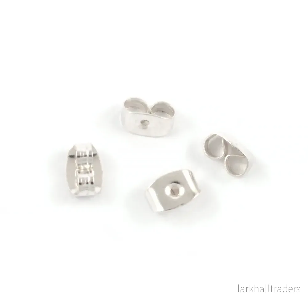 Bakstycken till öronstift, silver, 30st