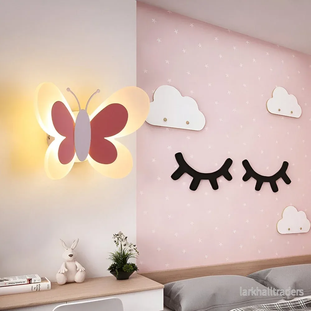 LumaFly – Färgglad LED-Vägglampa med Fjärilsdesign i Akryl - Bild 2