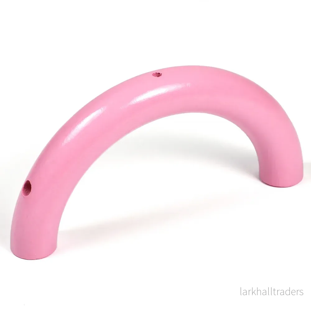 Halvring i trä, rosa Halvring i trä, rosa
