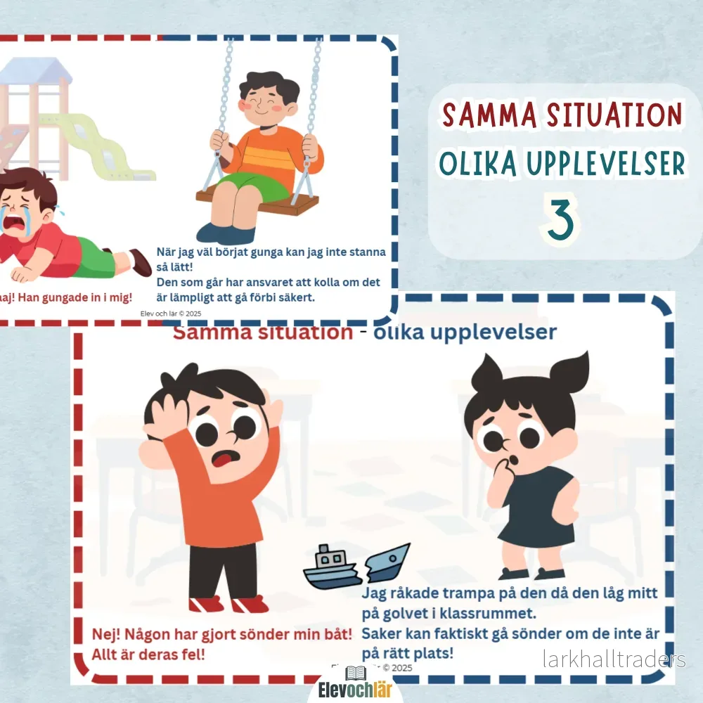 Mitt eller ditt ansvar? Samma situation - olika upplevelser. Paket 3 - Bild 2