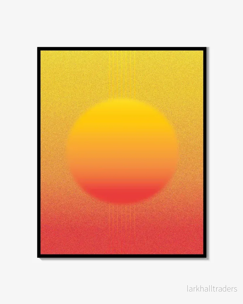 Orange Blur Poster Orange Blur Poster
