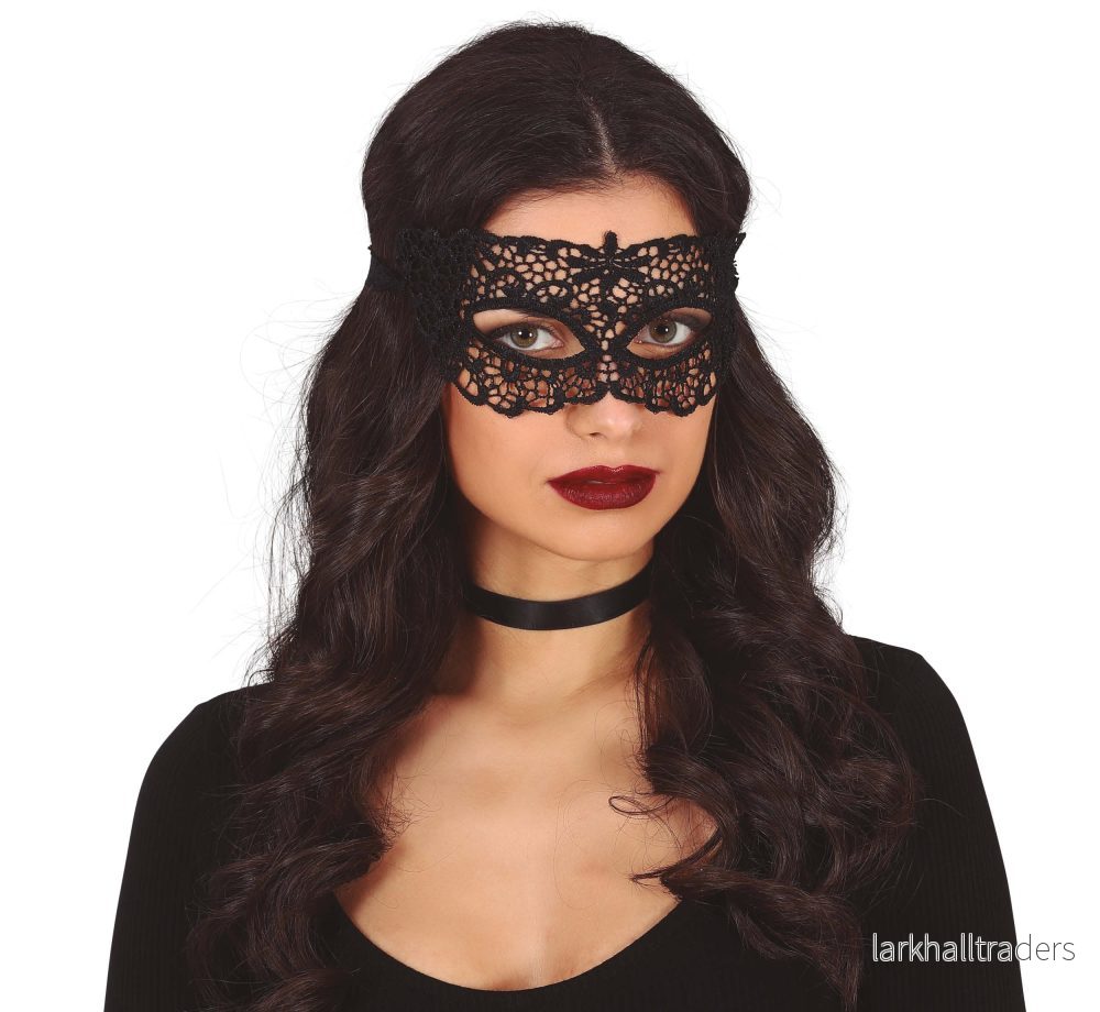 Ögonmask, Black lace 3