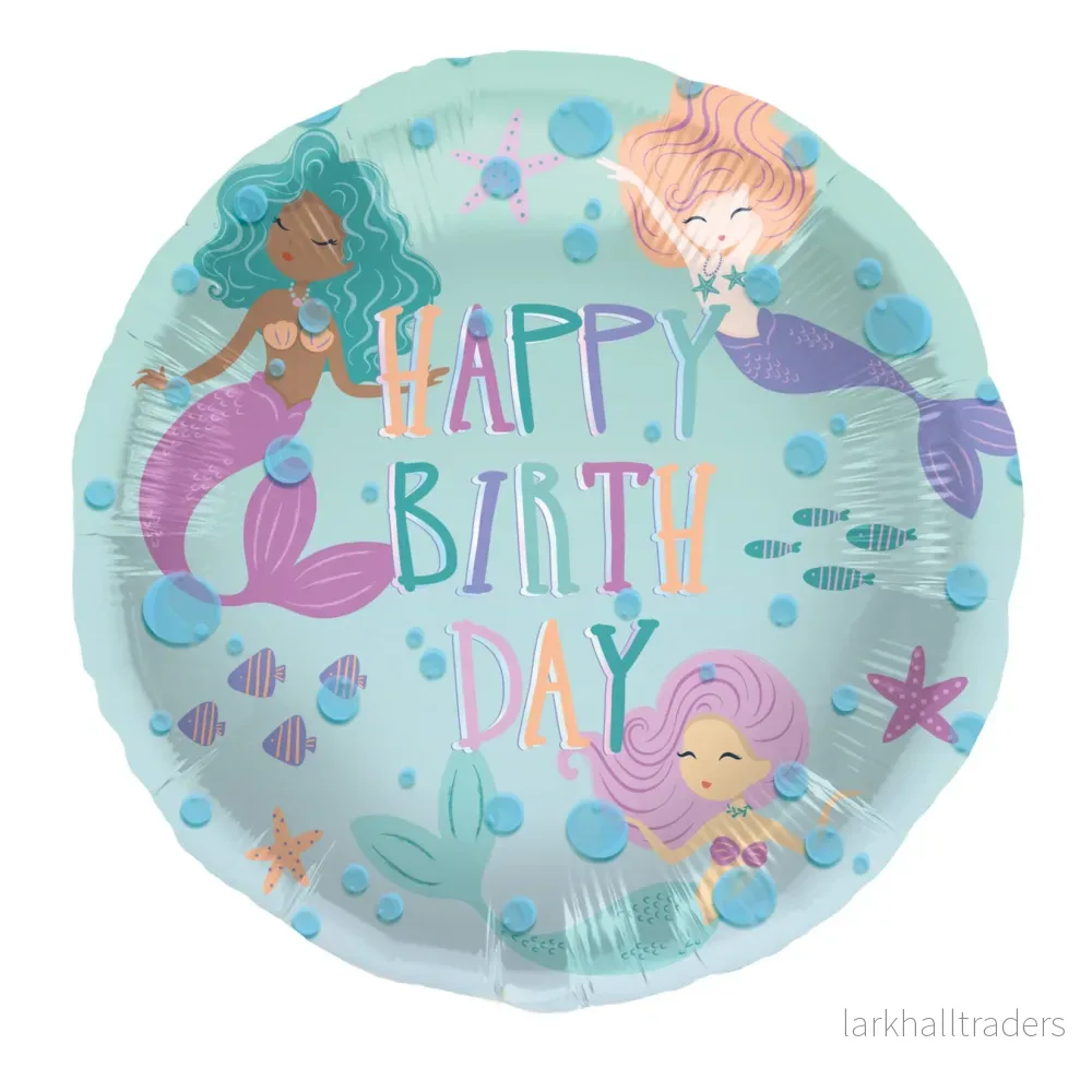 Folieballong, mermaid magic 45 cm