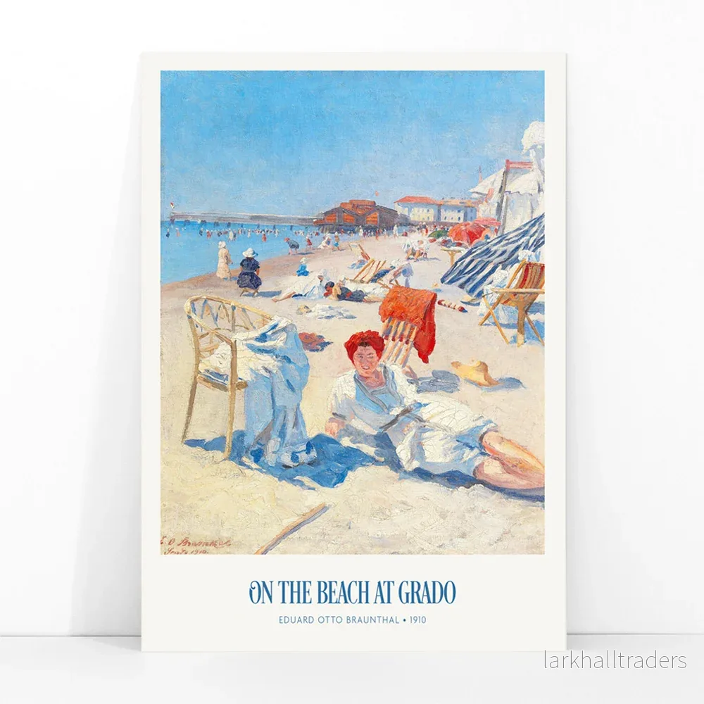 På stranden i Grado Poster - Bild 3