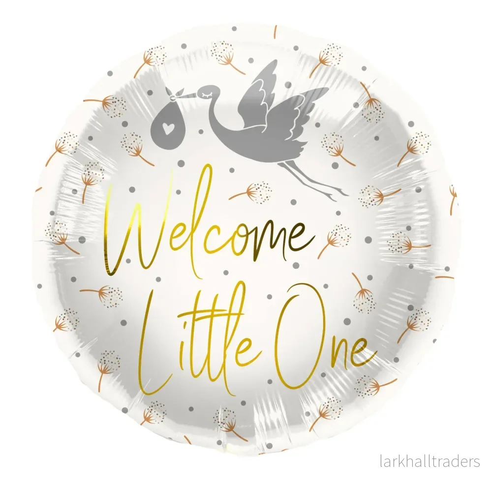 Folieballong, welcome little one 45 cm