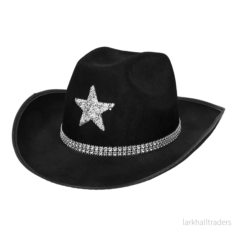 Cowboyhatt, Taylor svart Cowboyhatt, Taylor svart