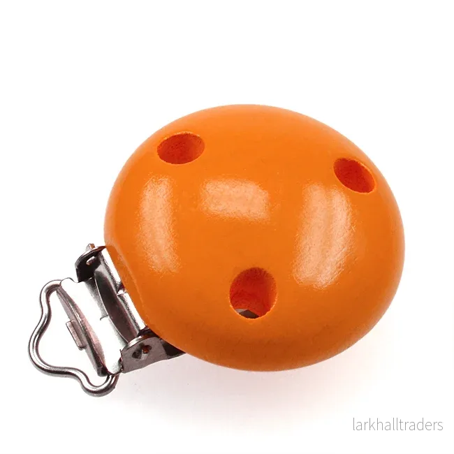 Premium-Träclips *classic*, orange Premium-Träclips *classic*, orange