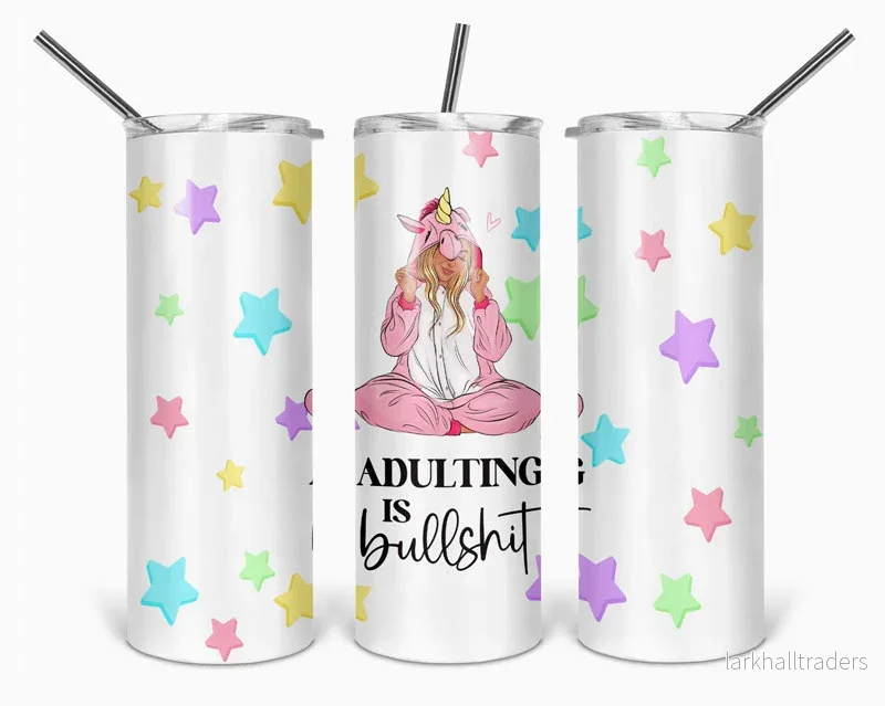Smal tumbler - Adulting is bullshit