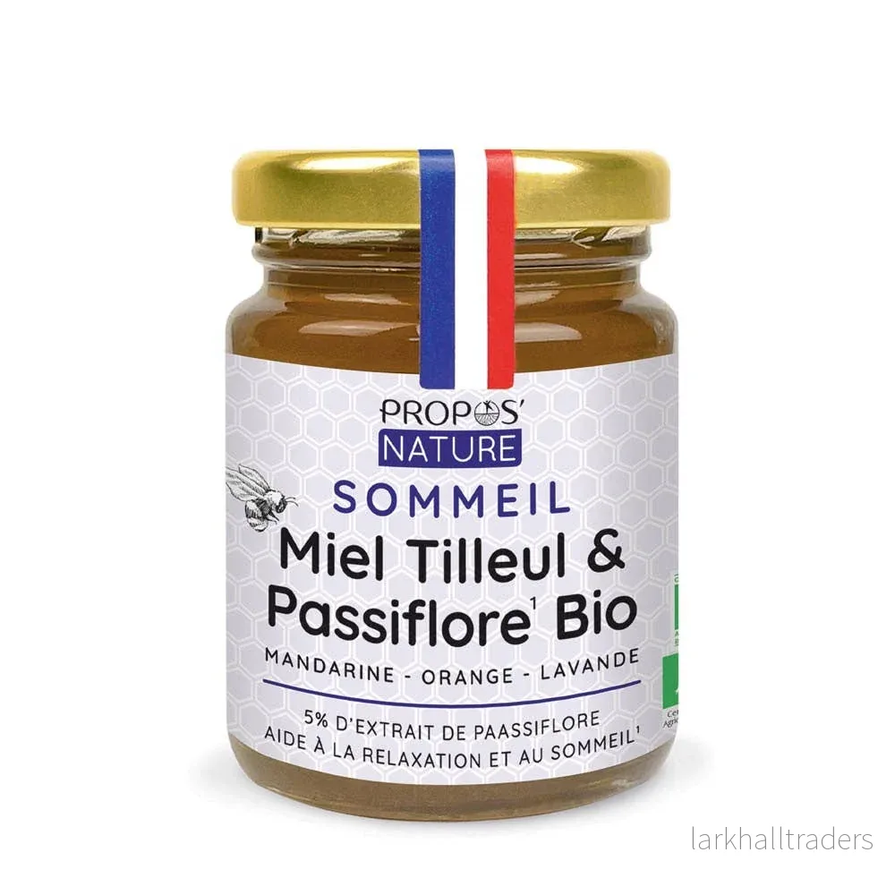 Ekologisk sömnblandning, honung, passionsblomma, lavendel - Bild 2