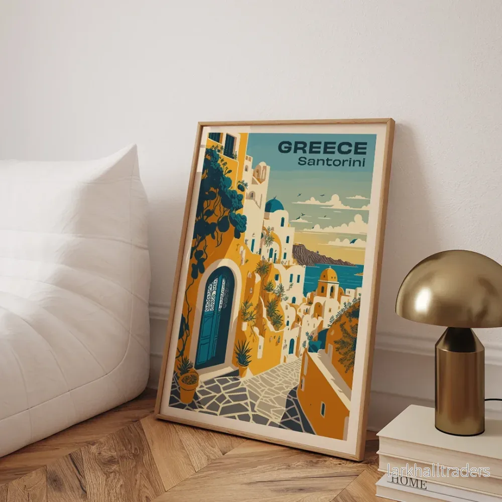 Resa till Santorini Poster