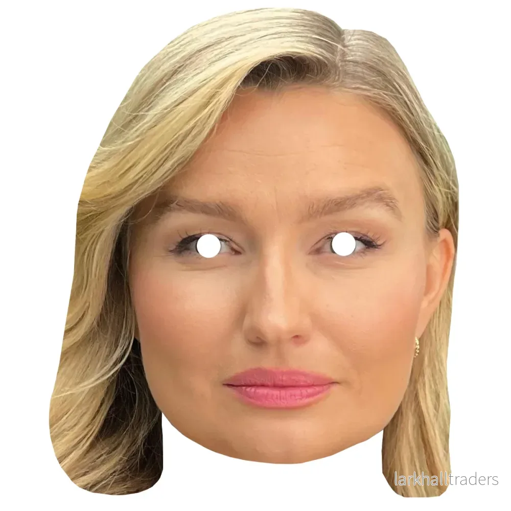 Pappmask, Ebba Busch Pappmask, Ebba Busch