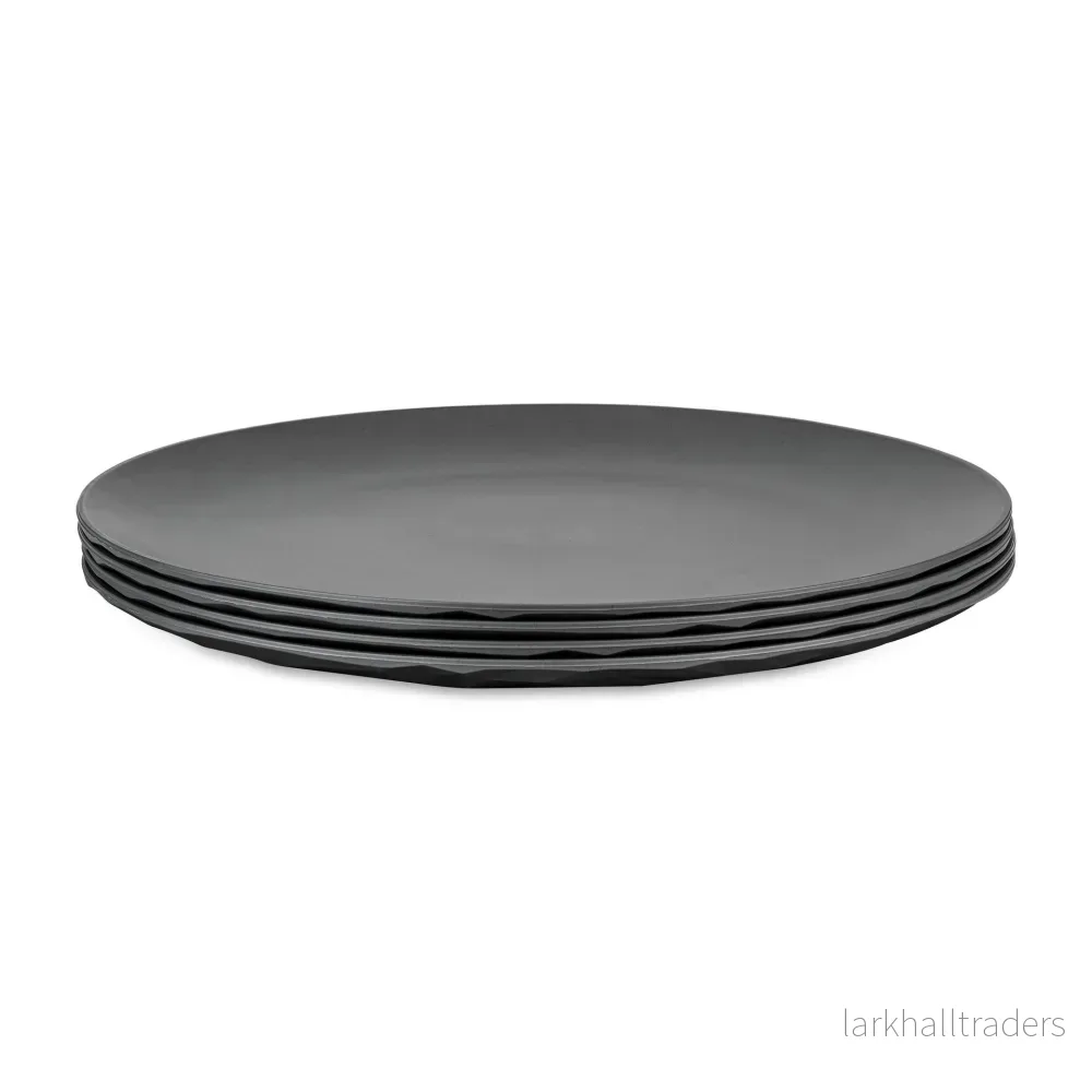 Tallrik Club 26 cm mörkgrå 4-pack Tallrik Club 26 cm mörkgrå 4-pack