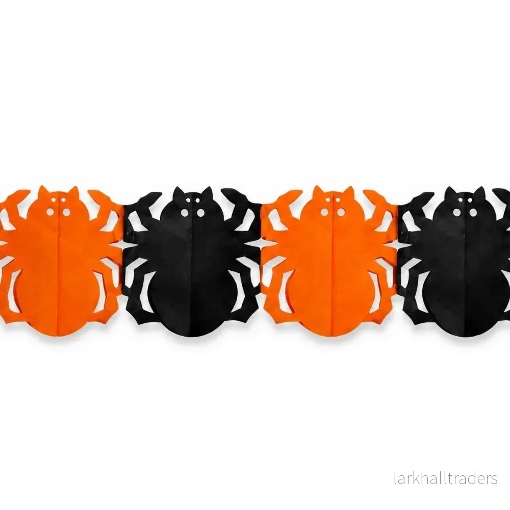 Girlang, spindel svart/orange 4 m Girlang, spindel svart/orange 4 m
