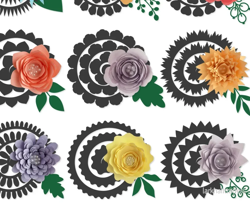 3D blommor skärfiler - Bild 3