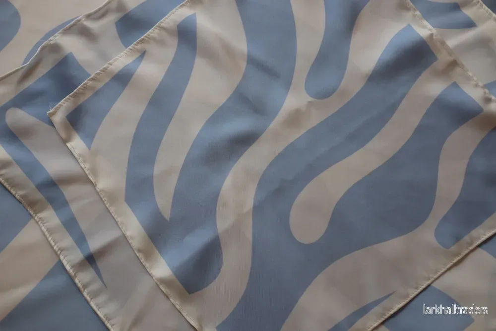 Scarf - Blue waves