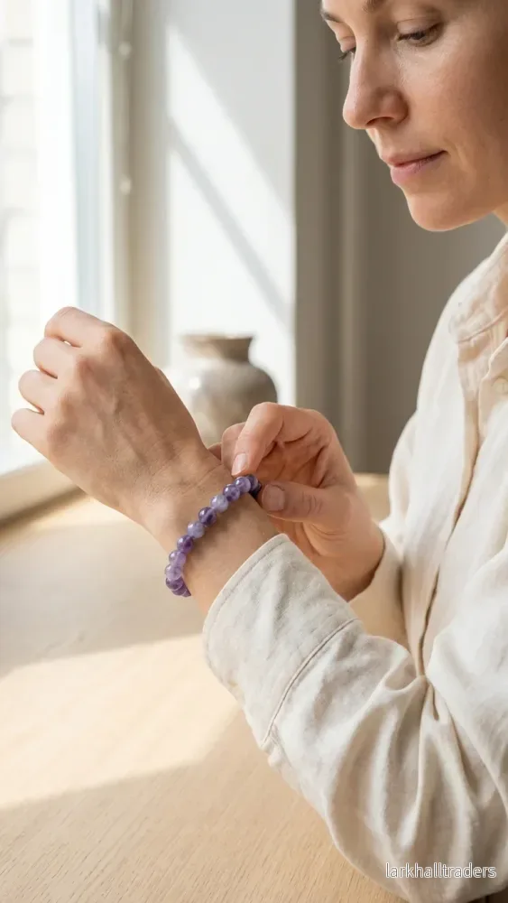 Armband med ametist - Bild 3