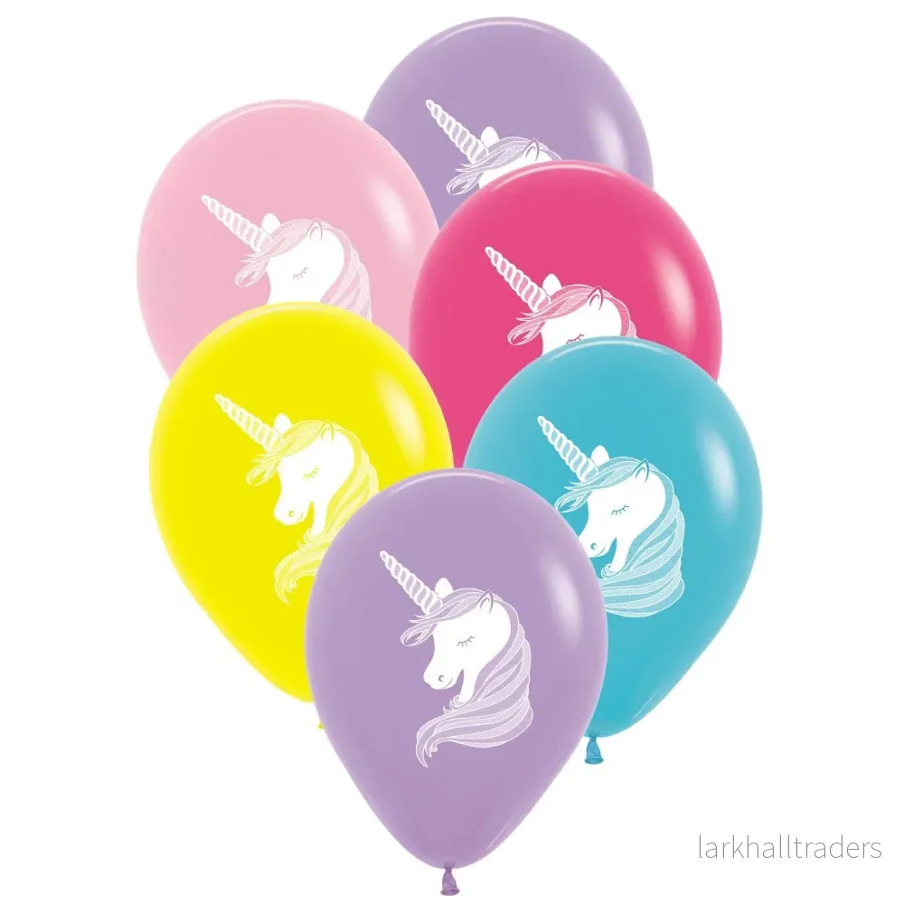 Ballonger, enhörning 6 st