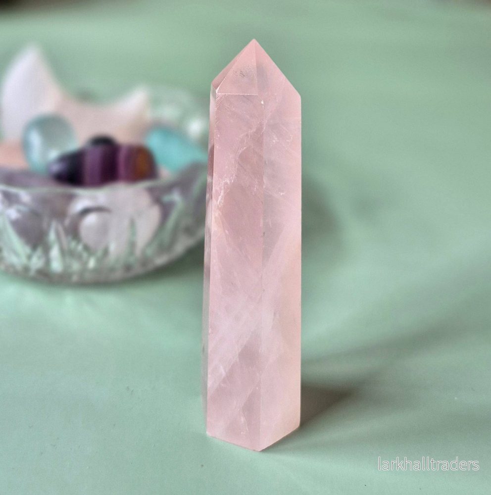 Handgjord Rose Quartz Tower - Bild 2