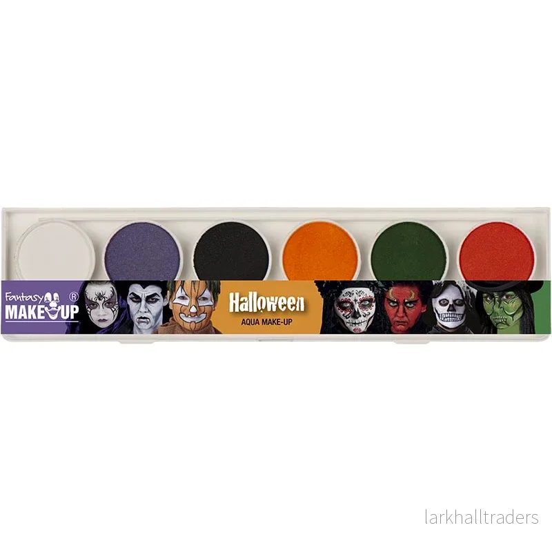 Sminkpalett, 6 färger halloween Sminkpalett, 6 färger halloween