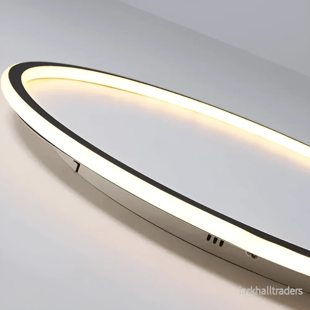 LumoSphere – Dimbar Rund LED-Taklampa i Metall & Glas - Bild 2