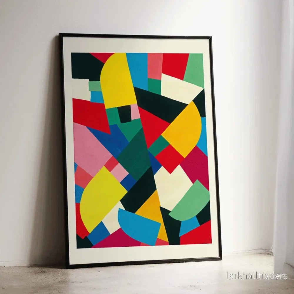 Färgrikt lapptäcke Poster