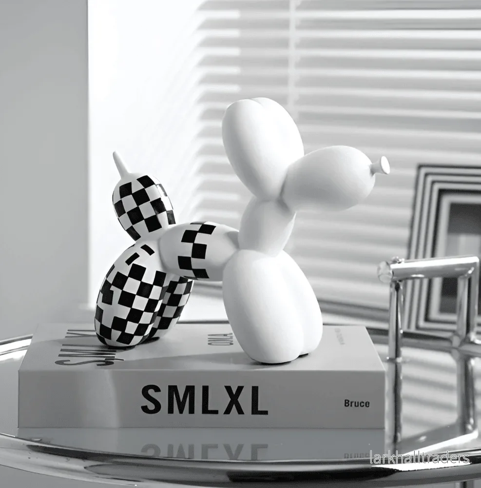 PupLoon Skulptur – Modern Ballonghund i Färgstark Konstdesign - Bild 3
