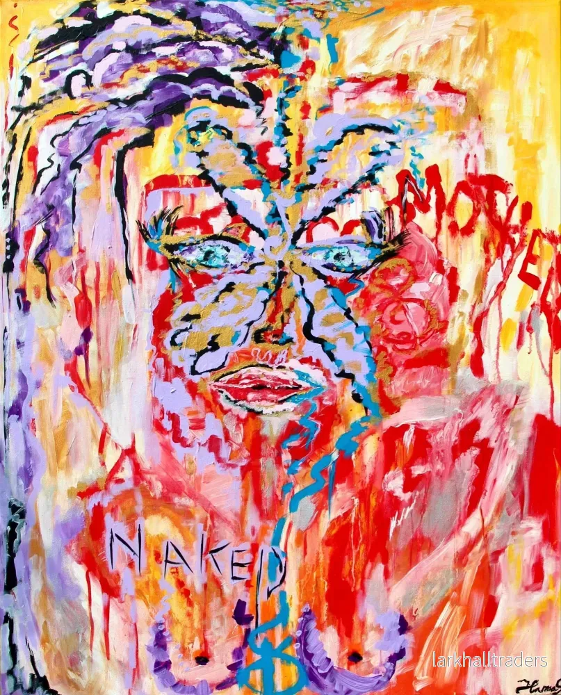 Mother of Truth Original Målning - Bild 2