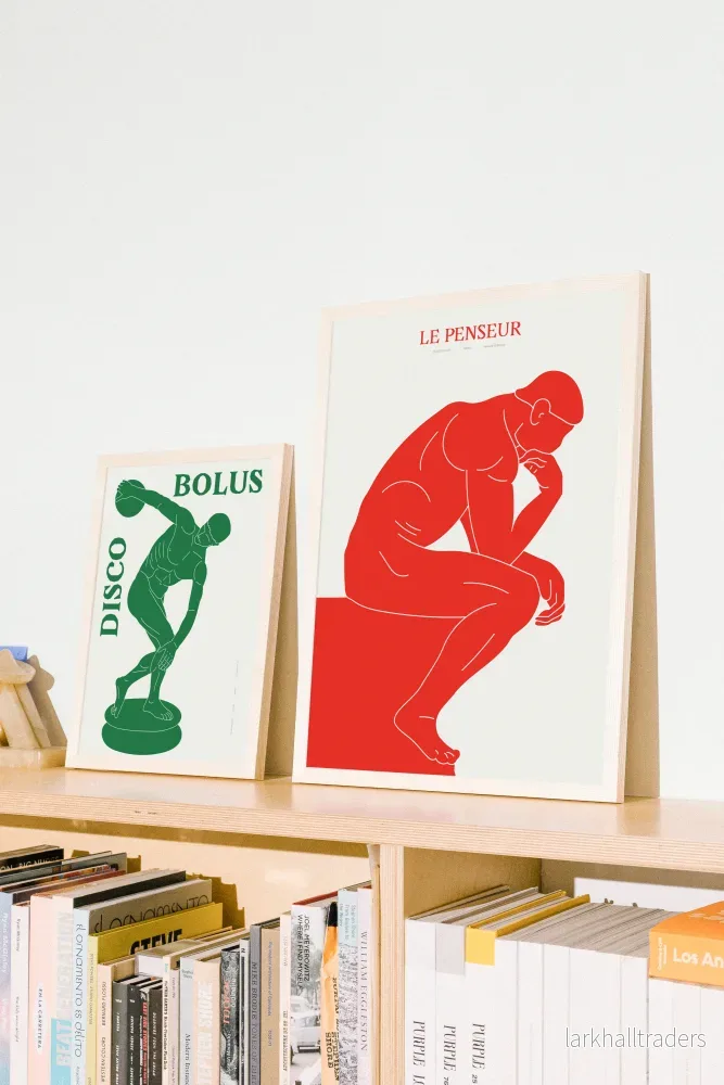 Le Penseur (Röd) - Poster - Bild 3