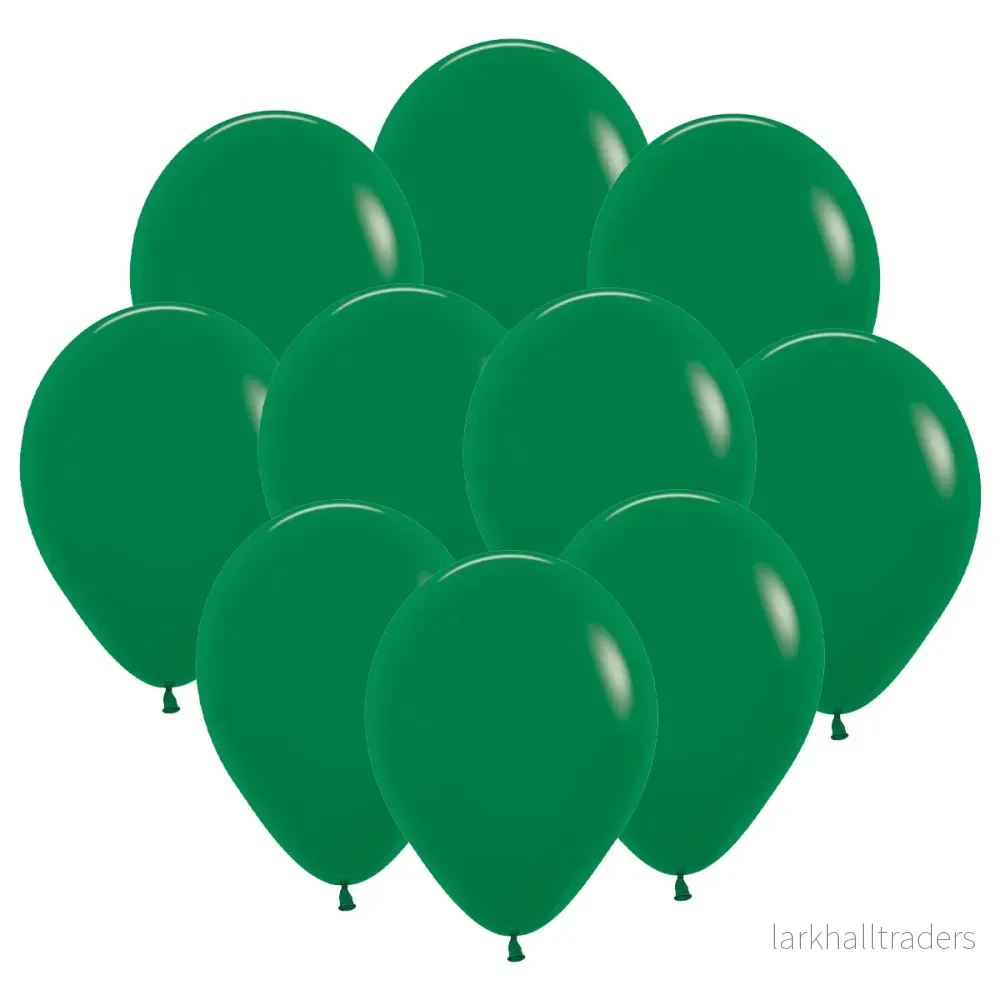 Ballonger, skogsgrön 30 cm 10 st Ballonger, skogsgrön 30 cm 10 st