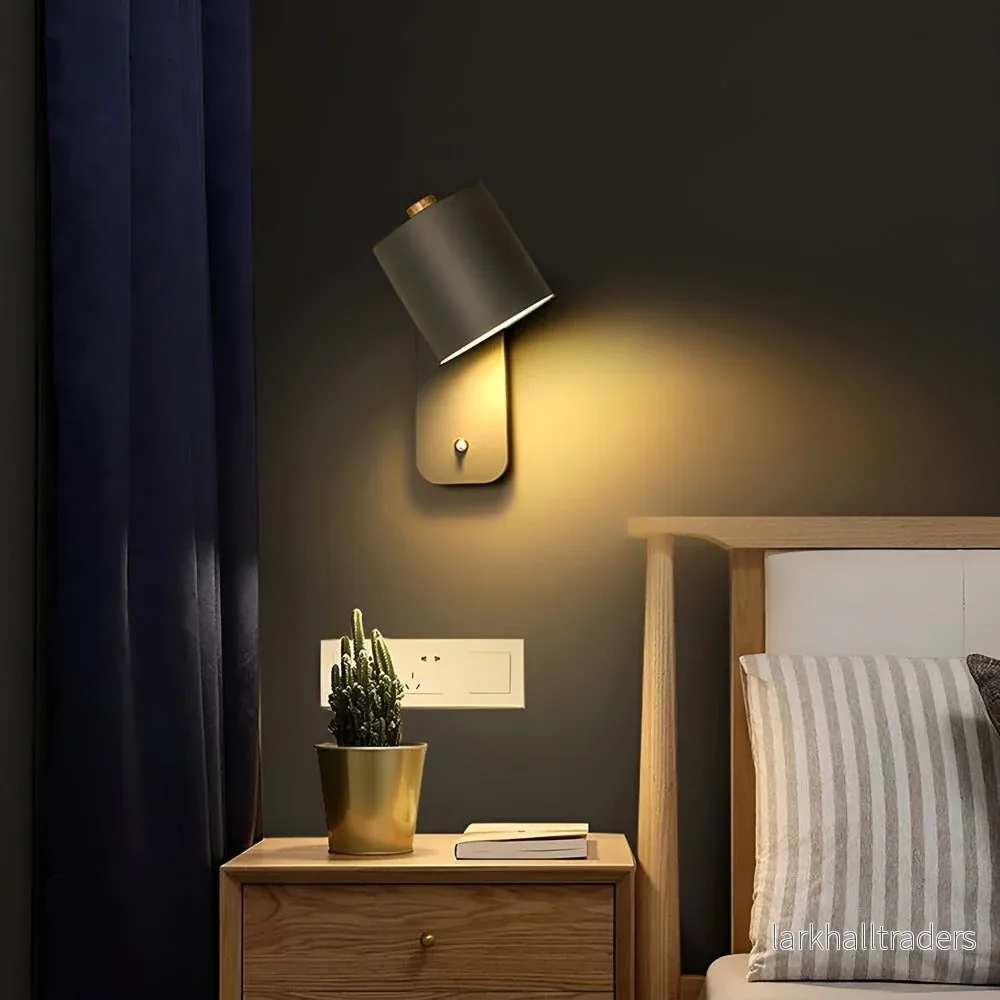 Cyloro – Roterbar LED Vägglampa med Smart Tryckknapp - Bild 2