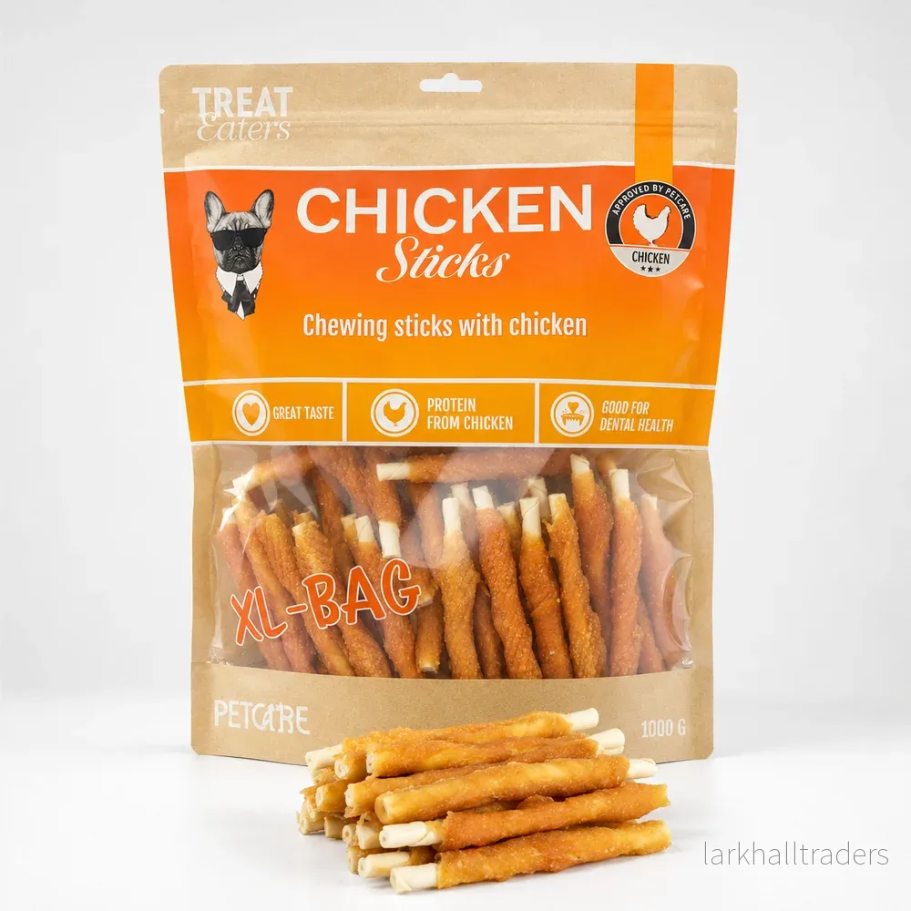 Treateaters Chicken Sticks 1000 g (skonsamma tuggstänger för hundar) - Bild 2