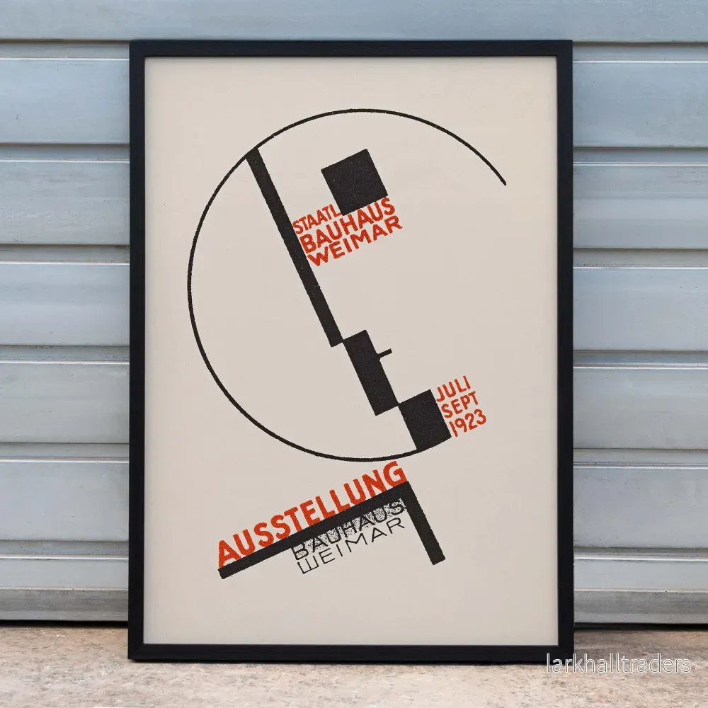 Bauhaus Weimar-utställningen Poster Bauhaus Weimar-utställningen Poster