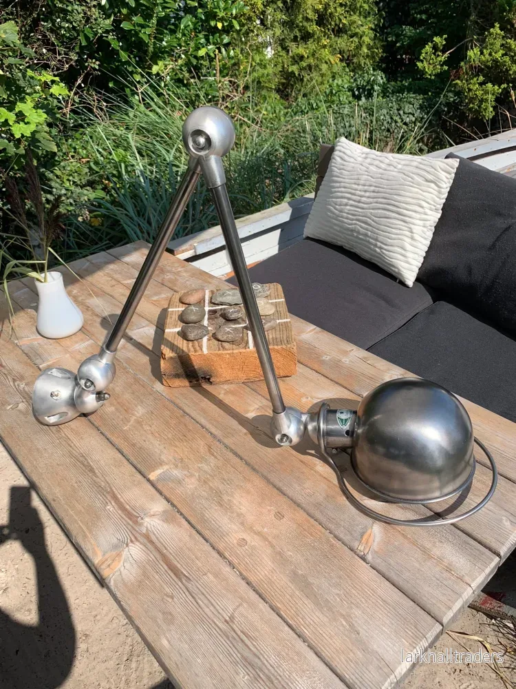 Jieldé vägglampa med två armar och strömbrytare - Bild 2