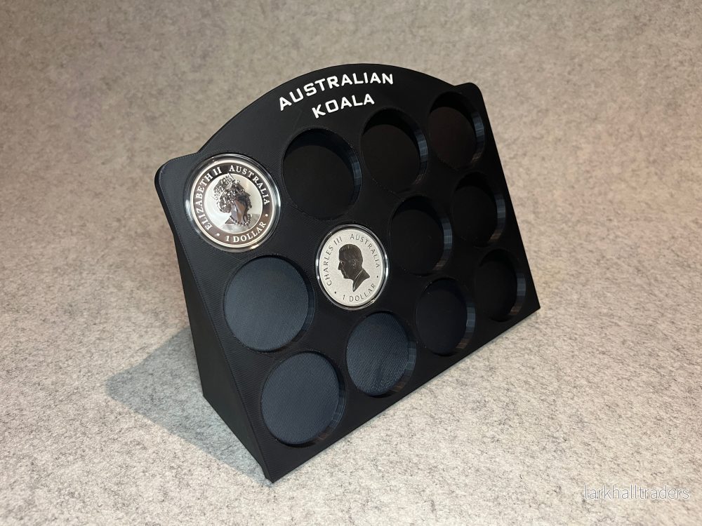 Displayställ för 12 st 1 oz Australian Koala-silvermynt - Bild 3
